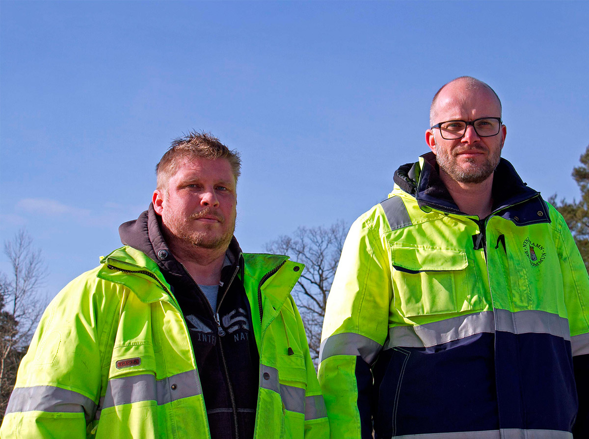 Mikael Larsson och Tom Lillhannus